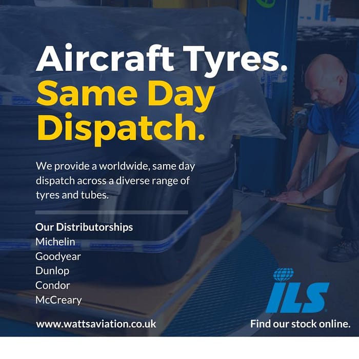 aircraft tyres same day dispatch