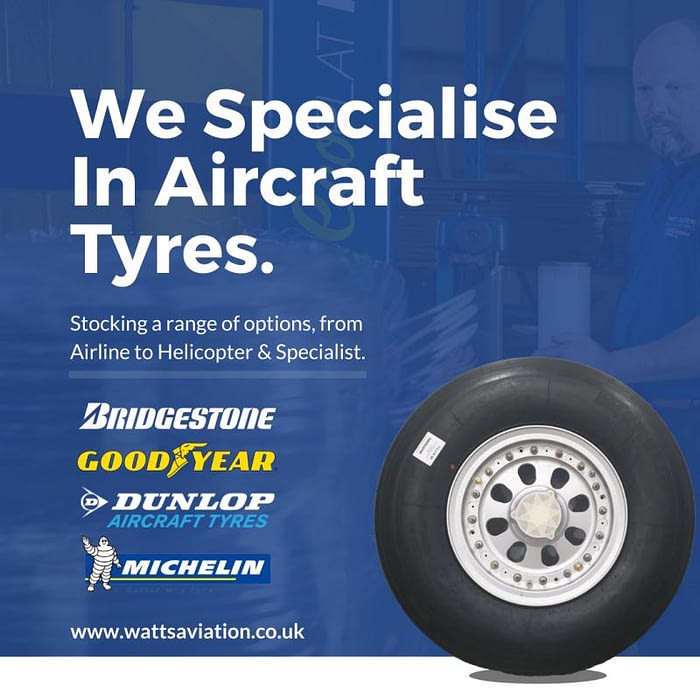 we specialise in aircraft tyres